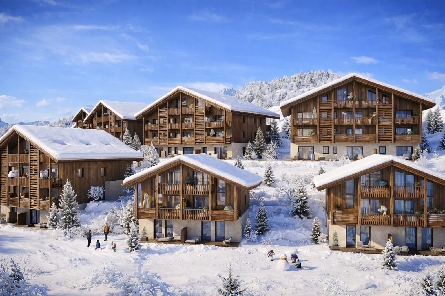 Les Carroz, Le Grand Massif apartment new development for sale - Les Carroz d'Araches | Le Morok