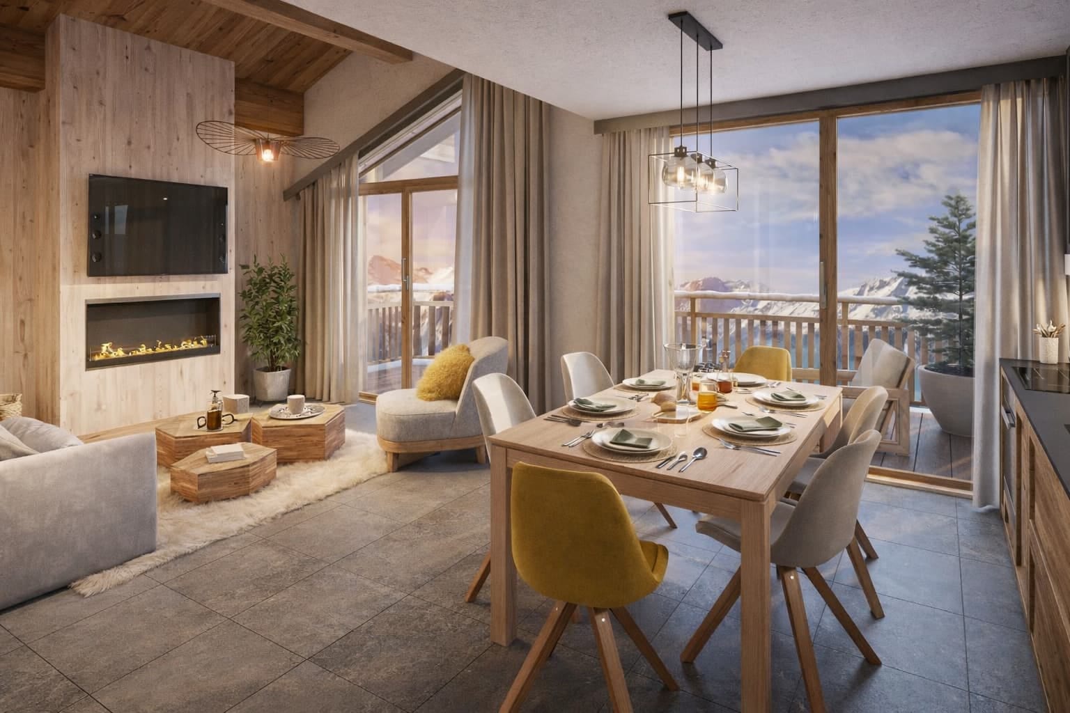 Les Carroz, Le Grand Massif apartment new development for sale - Les Carroz d'Araches | Le Morok - gallery image 2