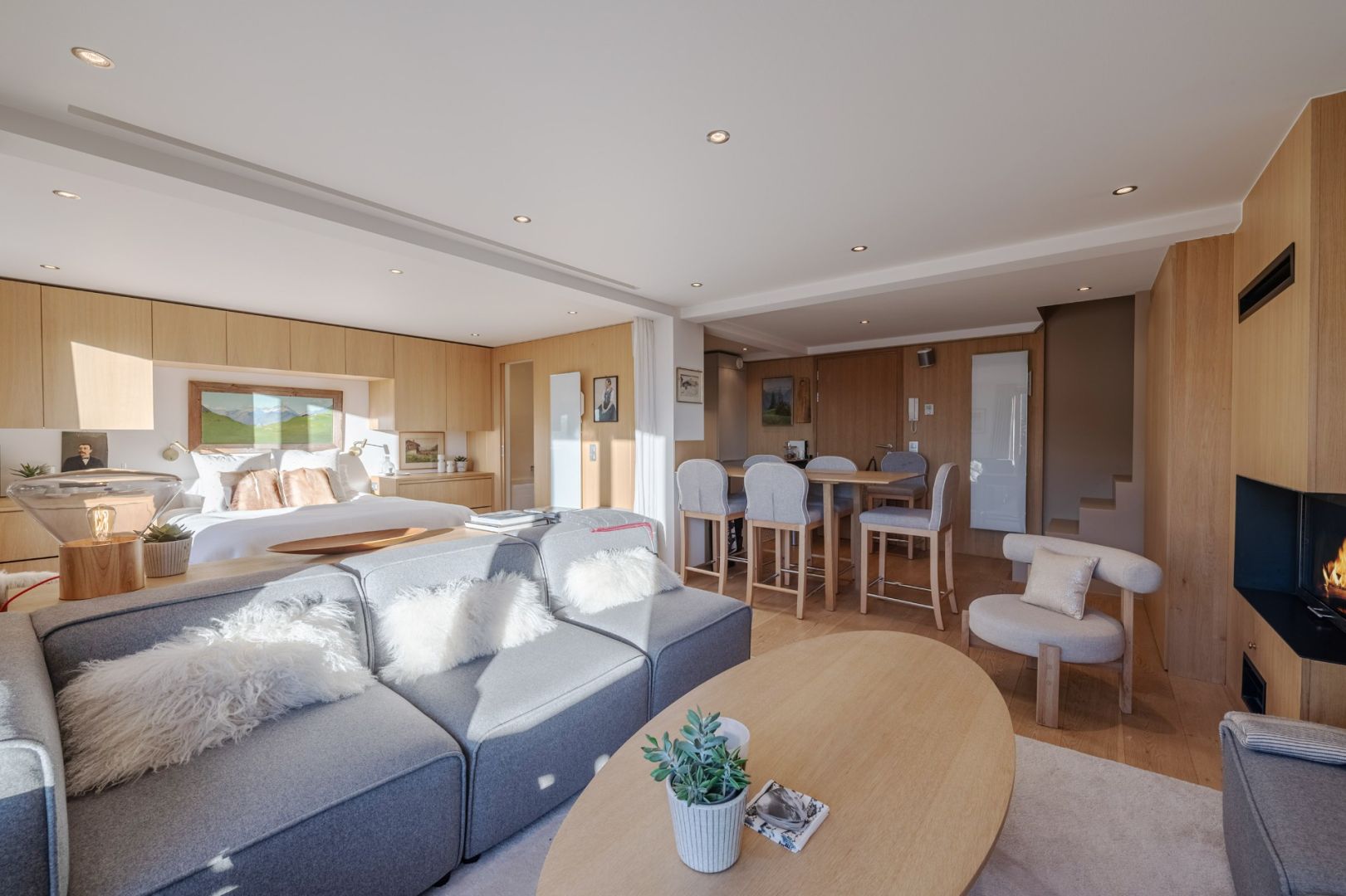 Megève, Evasion Mont-Blanc apartment for sale - Megève | Renovated 2-Bedroom Duplex with Panoramic Mountain Views - gallery image 2