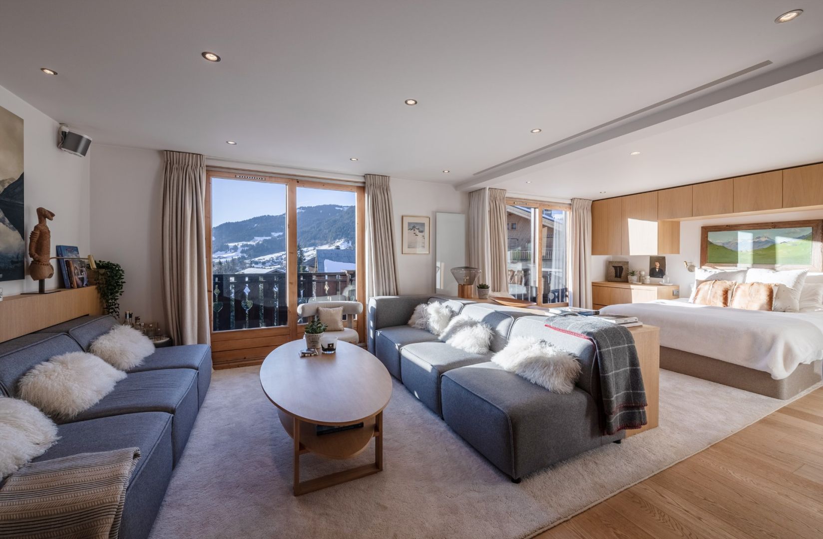 Megève, Evasion Mont-Blanc apartment for sale - Megève | Renovated 2-Bedroom Duplex with Panoramic Mountain Views - gallery image 3