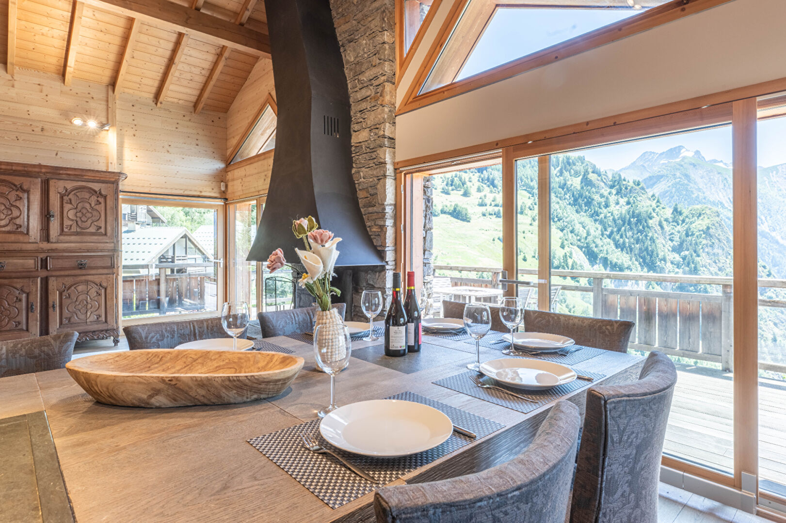 les Deux Alpes, Les 2 Alpes chalet for sale - les Deux Alpes | Rare 5-Bedroom Chalet with Panoramic Mountain Views