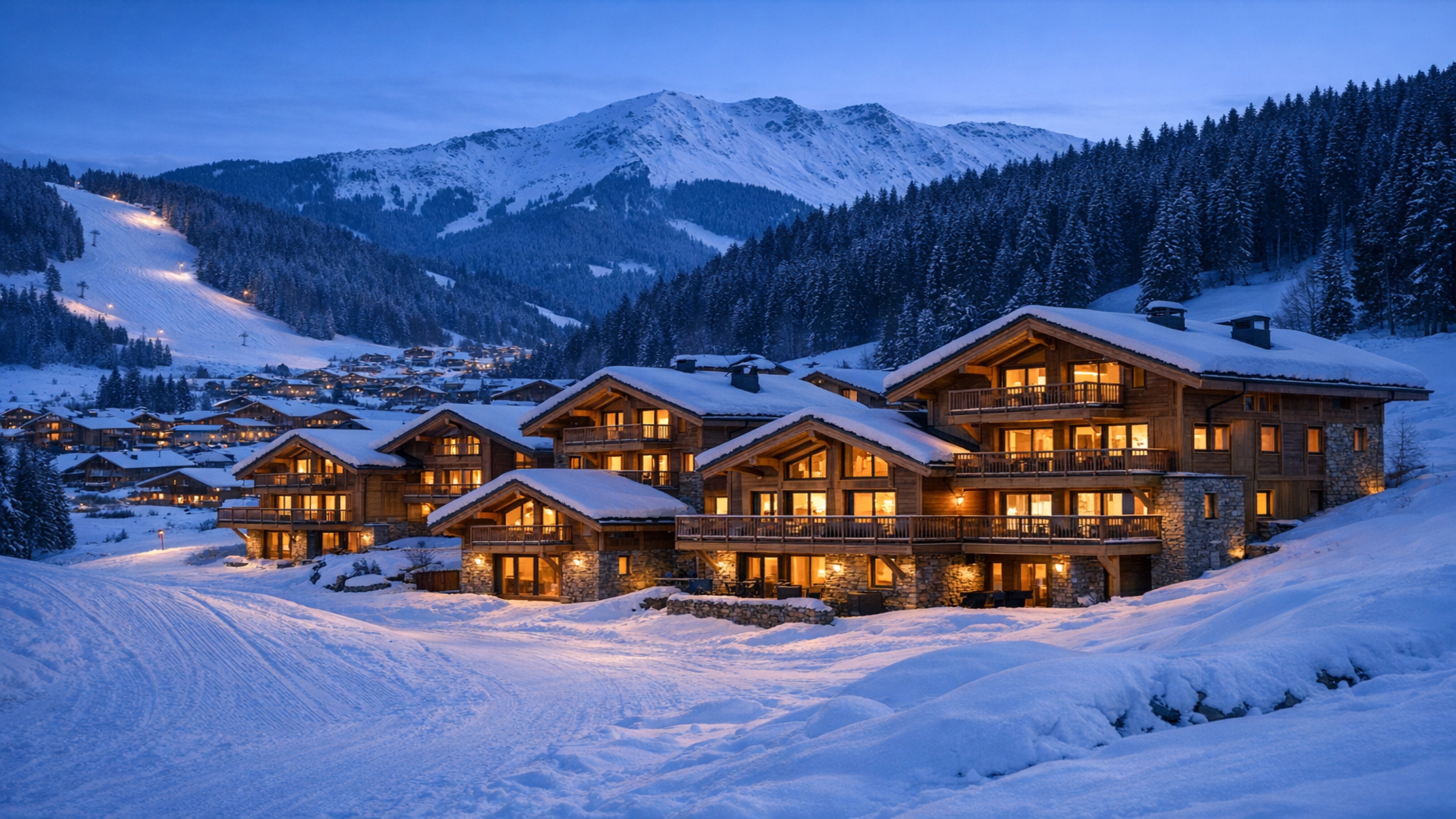 Ski-in ski-out new-build residences in the French Alps